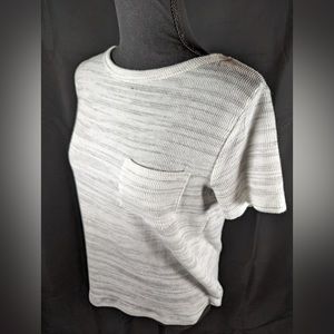 Pink Clover Front Pocket Knit Tee Shirt